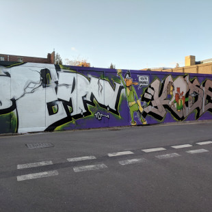 Eyre Lane Graffiti (Autumn 2018)